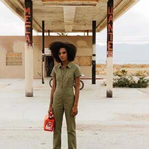Atwyld Green Pit Crew Jumpsuit Short Sleeve M